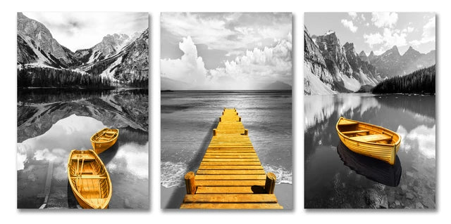 3pcs Scenic Canvas Art